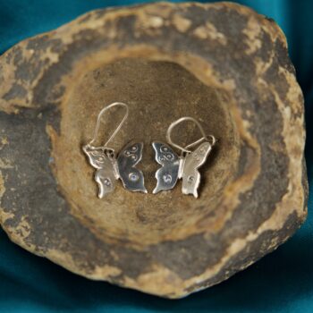 Butterfly Earrings Light Blue