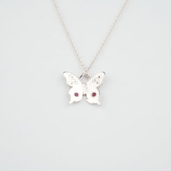 Butterfly pendant Red