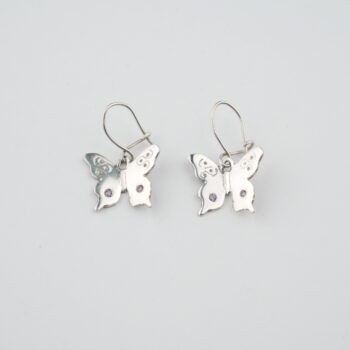 Butterfly Earrings Purple